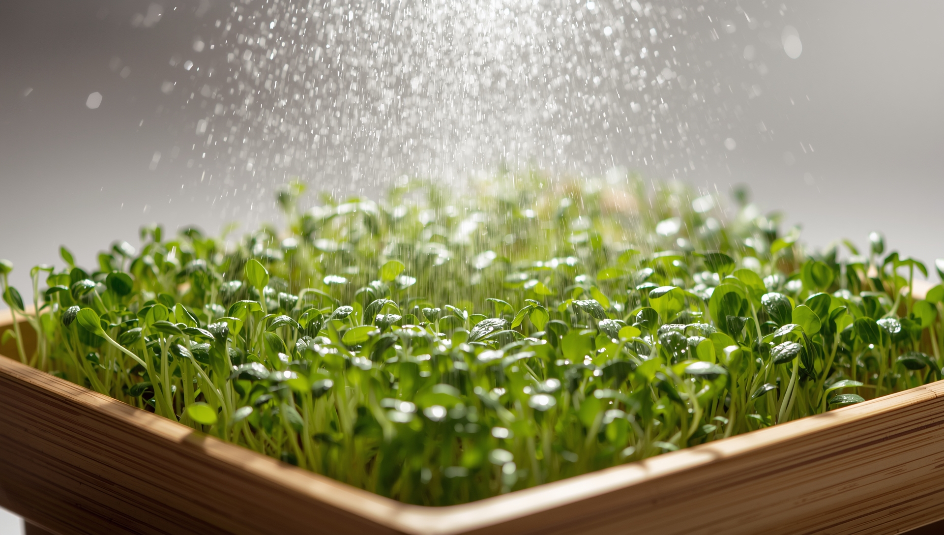 How Often to Water Microgreens in Trays
