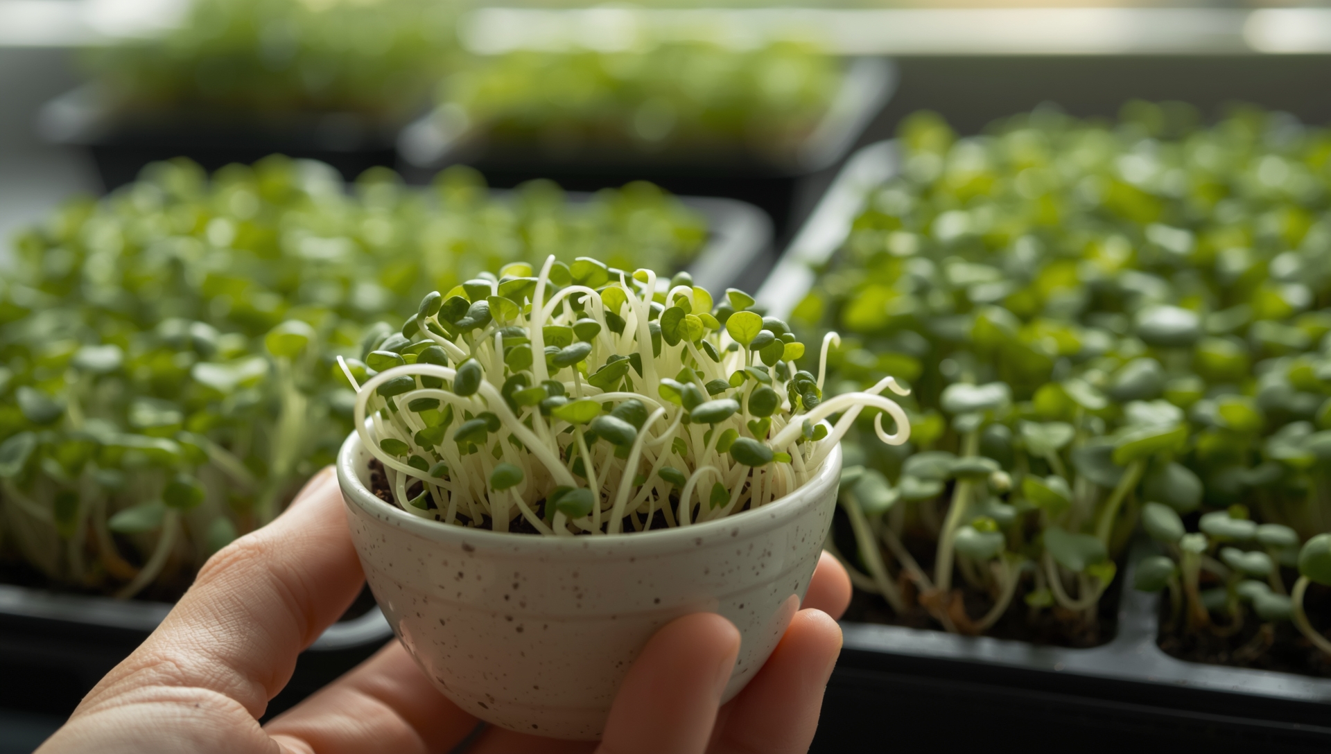 Growing Microgreens From Pea Shoots at Home