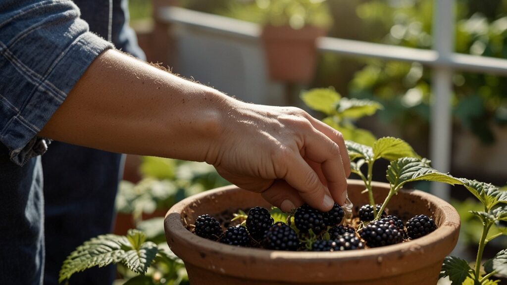Caring for Your Container Blackberry