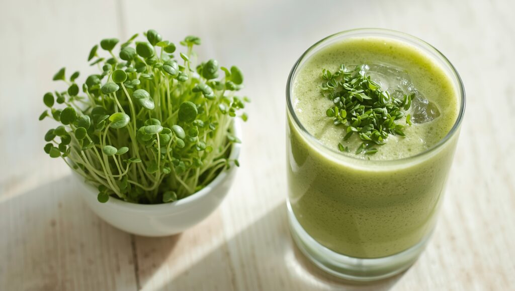 Using LED-Grown Microgreens