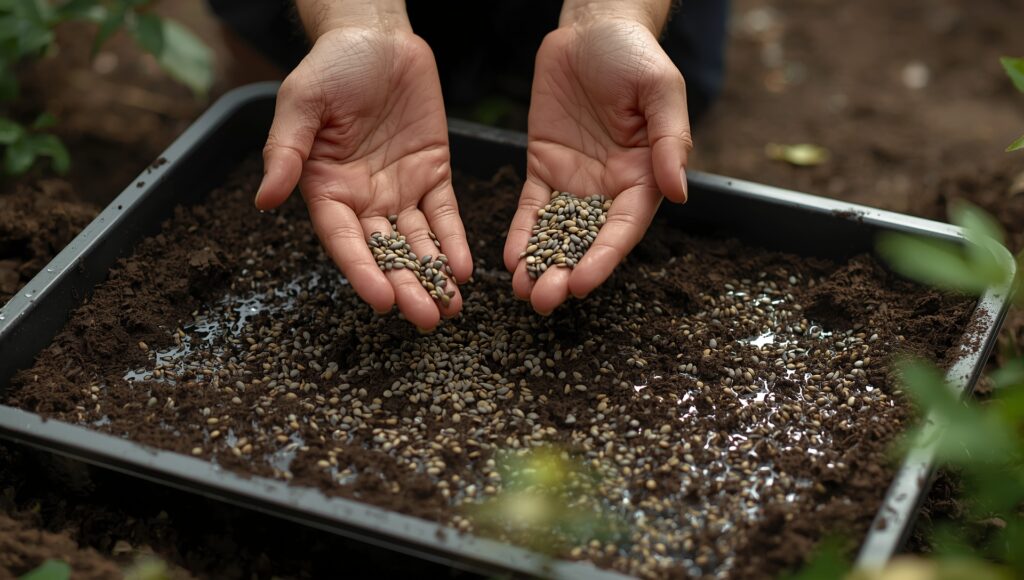Preparing the Seeds and Trays